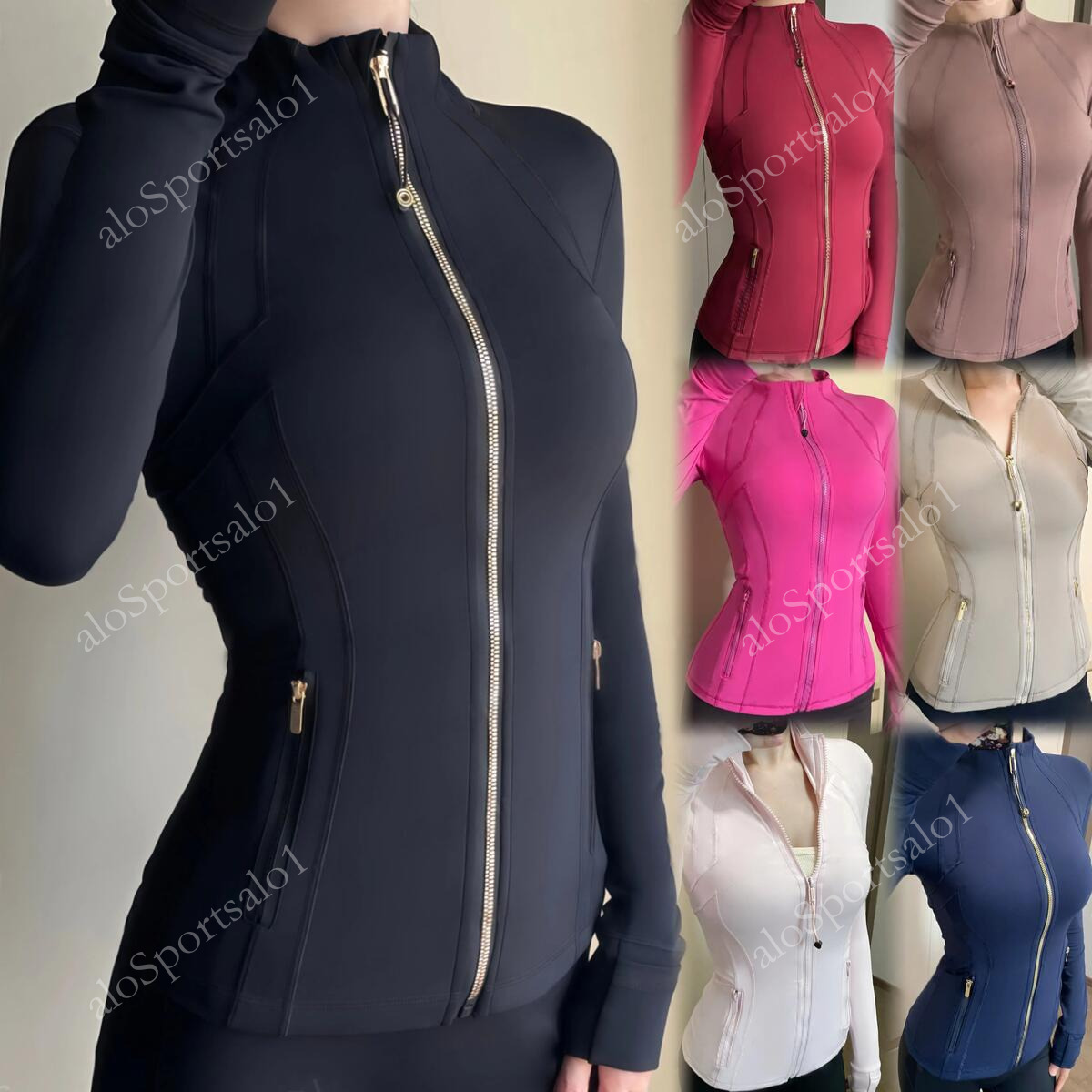 Women's Yoga Long Clothes Sleeves Jacket Outfit Solid Color Nude Sports Shaping Waist Fitness Jogging Sportswear For Lady Leggings S-3Xl AAA