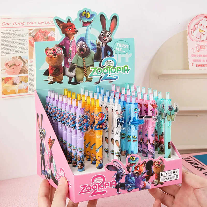 Disney Zootopia Cute Pens Disneys Judith Nick Student Kawaii School Supplies Kids Gel Pen Stationery Office Accessories Children Gift H251220