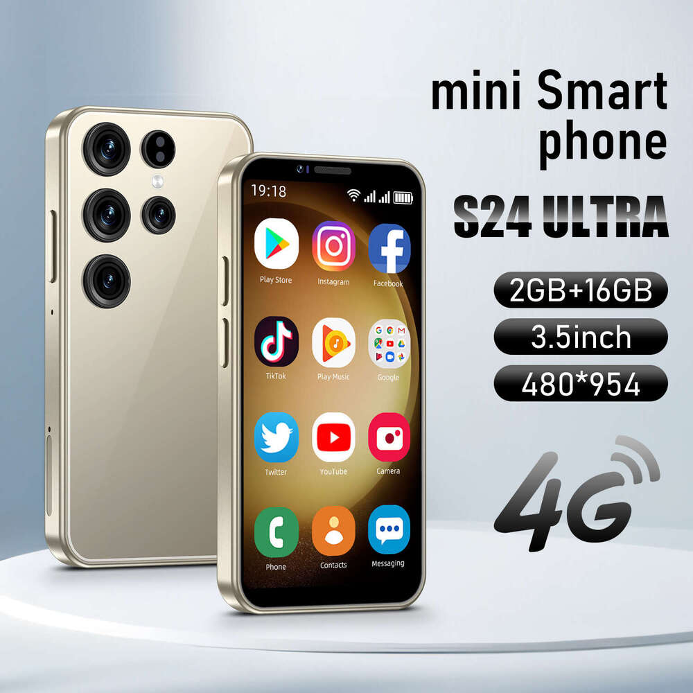 Renowned brand cross-border S24 Ultra mini 4G smartphone Android mini backup phone wholesale from manufacturer