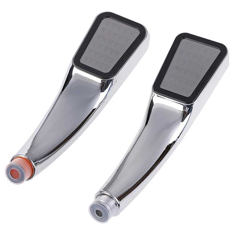 300 Holes Shower Head High Pressure Rainfall Water Saving Flow With Chrome ABS Sprayer Nozzle Square Shower Bathroom Accessories C251220