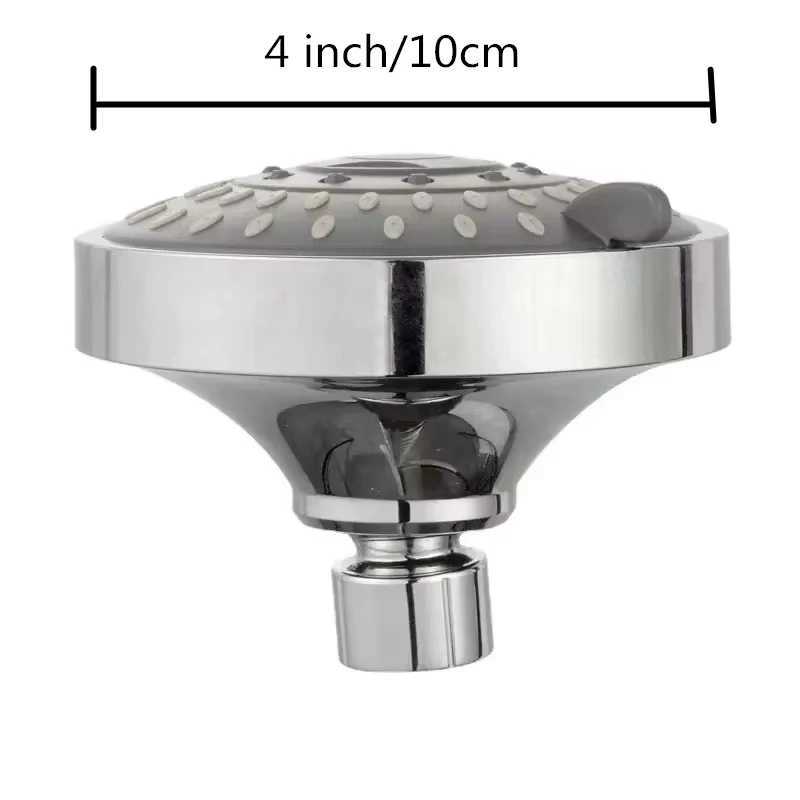5 Modes High Pressure Shower Head 4Inch Sprayer Adjustable Rainfall Shower Head Sprayer Bathroom Fixture Faucet Replacement Part C251220