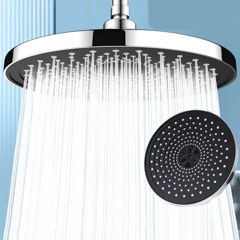 10 Inches Big Panel Large Flow Ceiling Mounted Supercharge Shower Head Set 3 Modes High Pressure Abs Rainfall Bathroom Shower C251220
