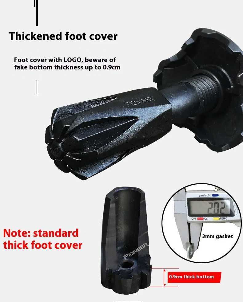 Trekking Poles Shock Absorption Foldable Ultralight Hiking Pole Suitable For Outdoor Camping Mountaineering Backpacking And Trip G251220