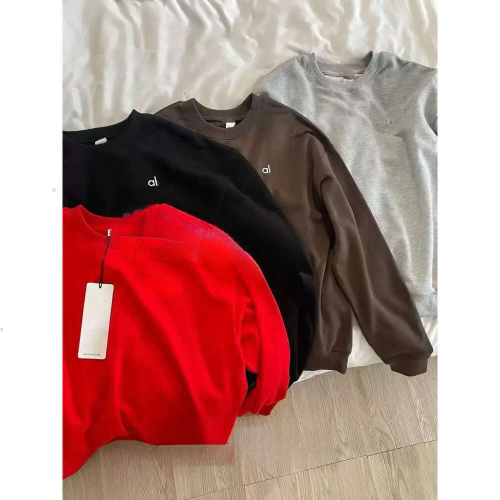 5A quality Women alonessitys Men Sets Sweatshirts Chest Loose Yoga Hoodie alonessitys Jacket Casual hoodie alonessitys Women clothes Sweatshirt gym pants set