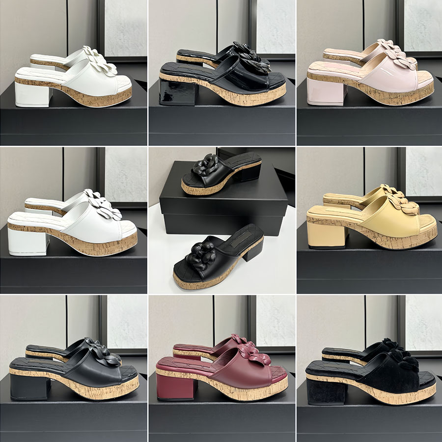 Designer Sandals Women's Floral-Adorned High-Heel Sandals Luxurious Classic Outdoor Elegant Footwear Women's Sandals High-Heel Shoes Summer Outdoor Footwear