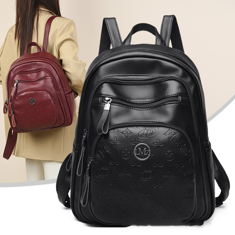 OULAIMEIZI Designer Bag 2025 New Fashionable Leisure Backpack Versatile Fashionable Large Capacity Travel Backpack for Women