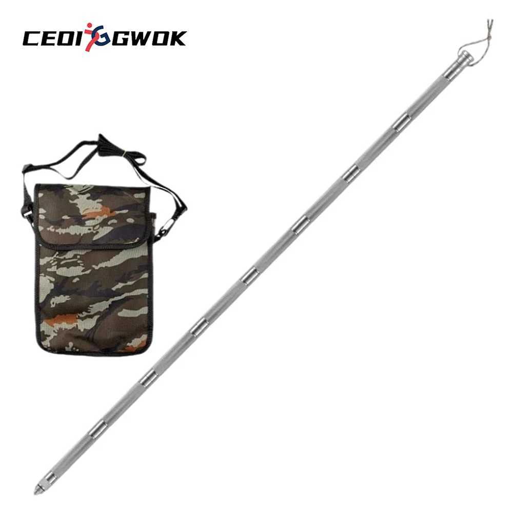 CEOI GWOK Professional Multifunctional Trekking Poles Aluminum Alloy Hiking Stick for Outdoor Climbing Adventures Walking Sticks G251220