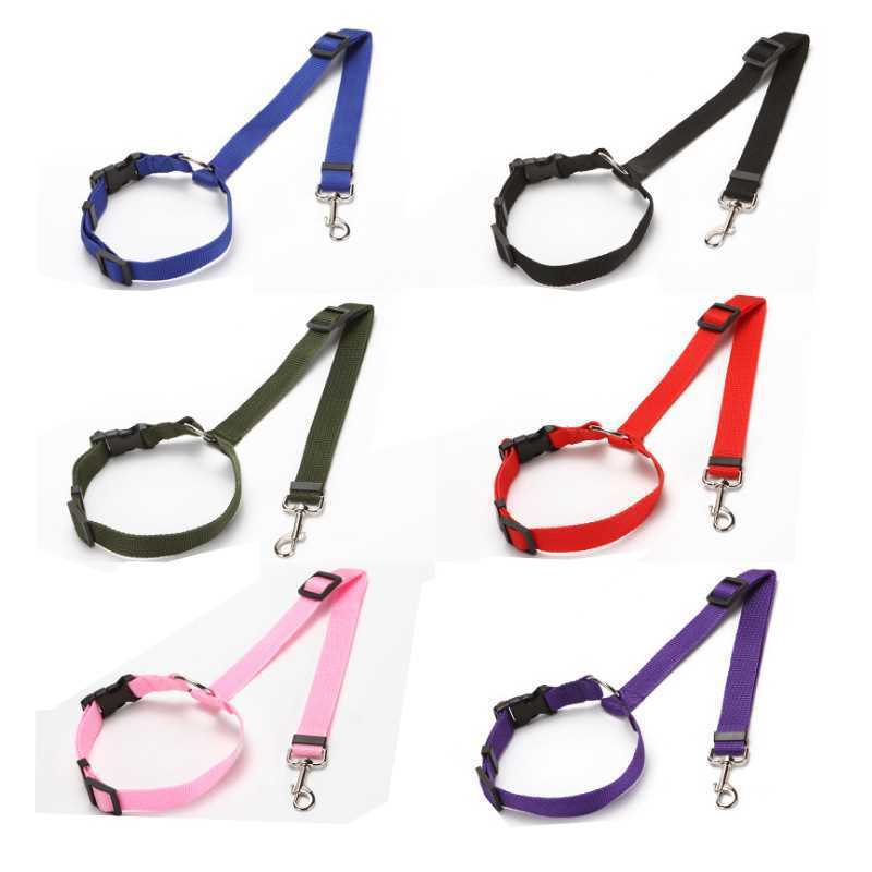 Pet Car Safety Belt Dog Leashes Headrest Harness with Strong Buckle for Small Medium Dogs