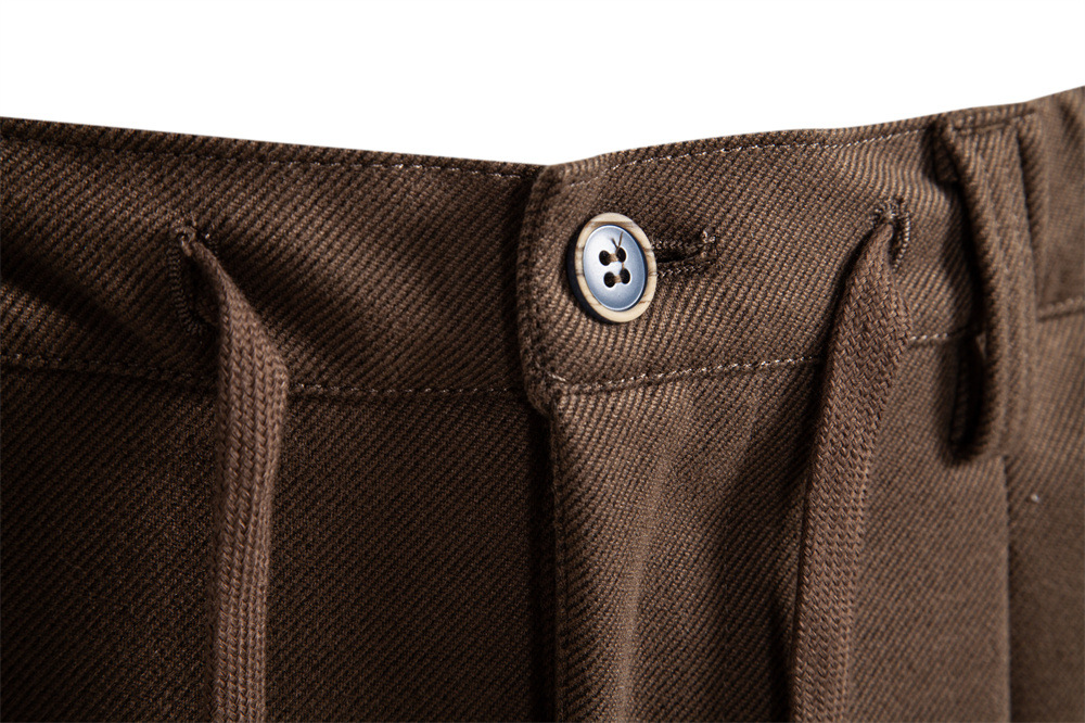 WOZK Autumn/Winter New Casual Pants for Men's Underwear Business Versatile Thick Pants Fashion Men's Pants loose