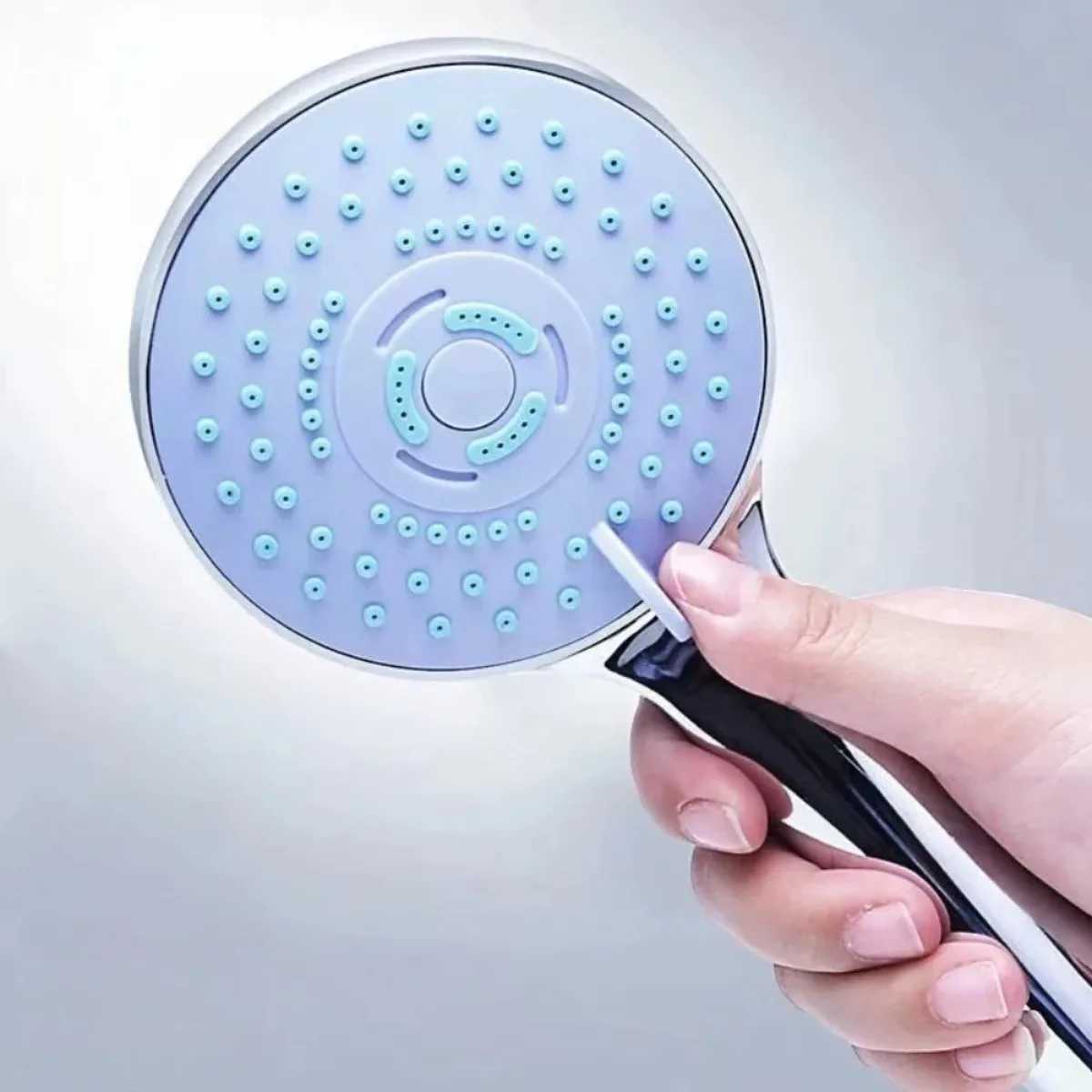 5 Modes Rain Shower Head High Pressure Hand Held Universal Shower Head Save Water Bathroom Shower Set Bathroom Accessories C251220