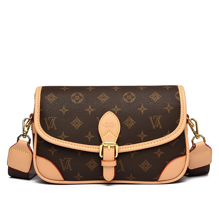 OULAIMEIZI Designer Bag 2025 New Retro Printing Stick Bag Commuting Fashion Outdoor Leisure Postman Bag Female