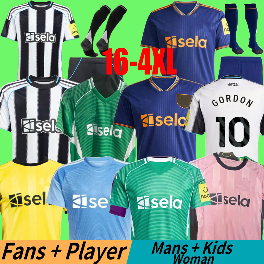 24 25 26 TONALI newcastled united soccer jerseys ELANGA 2025 BARNES BRUNO G. Gordon ISAK Botman fans Woltemade TRAINING PRE MATCH THIAW Football Shirt