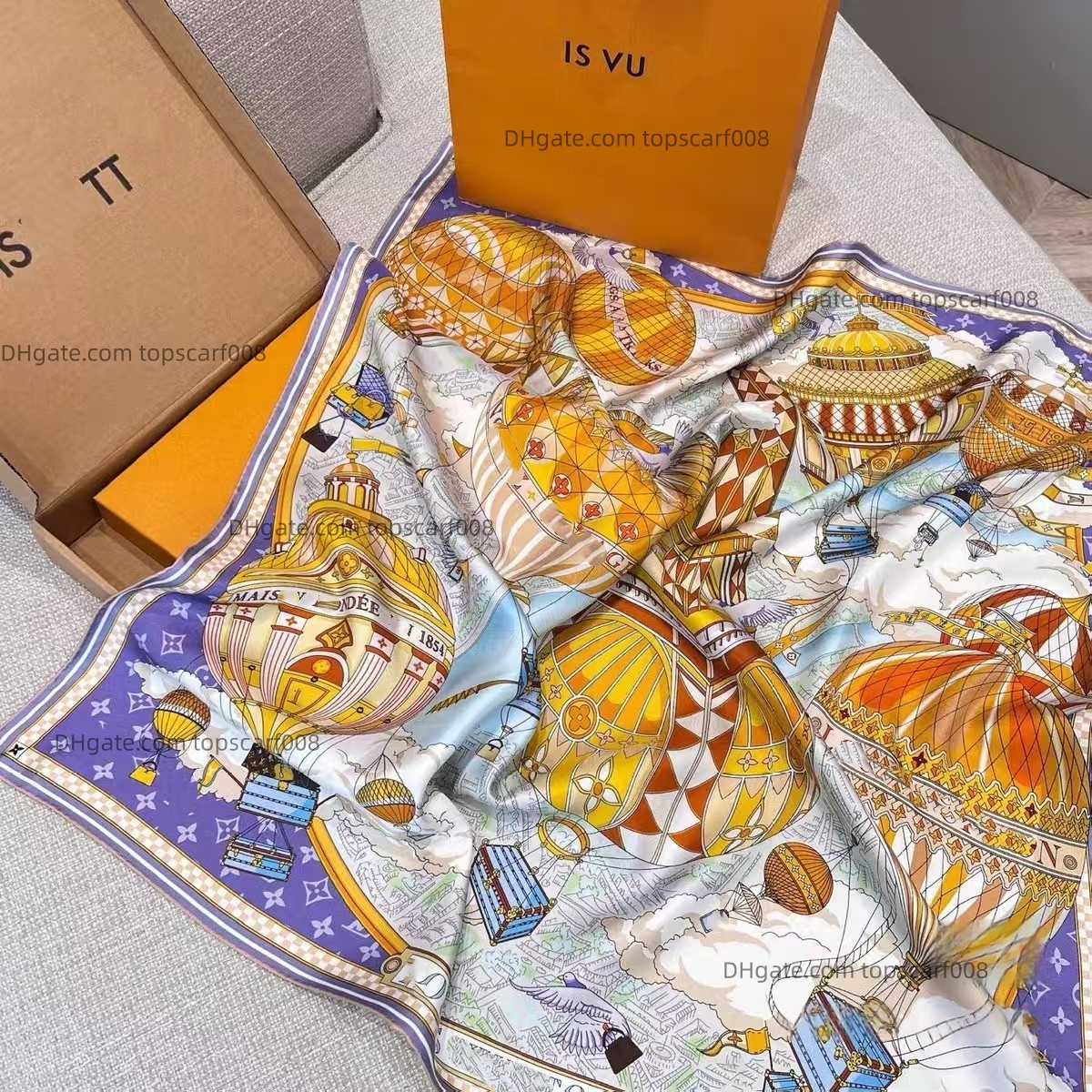 Designer scraf for women Designer scarf Scarf Luxury Brand Luxury Twill Silk Scarf Womens L Printed Square High quality soft shawl