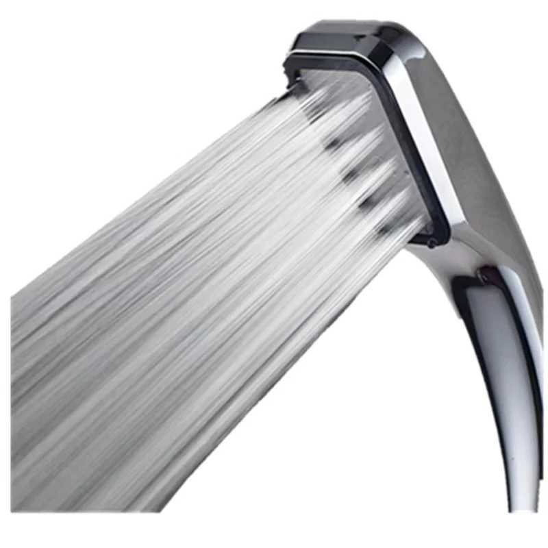 300 Holes Shower Head High Pressure Rainfall Water Saving Flow With Chrome ABS Sprayer Nozzle Square Shower Bathroom Accessories C251220