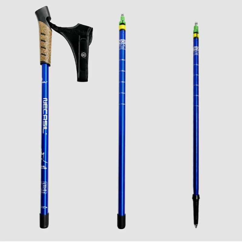 Nordic Telescopic Walking Poles 2PcsTrek Pole Aluminum Alloy Shooting Cane Strong Locking Walking Pole Lightweight Hiking Cane G251220