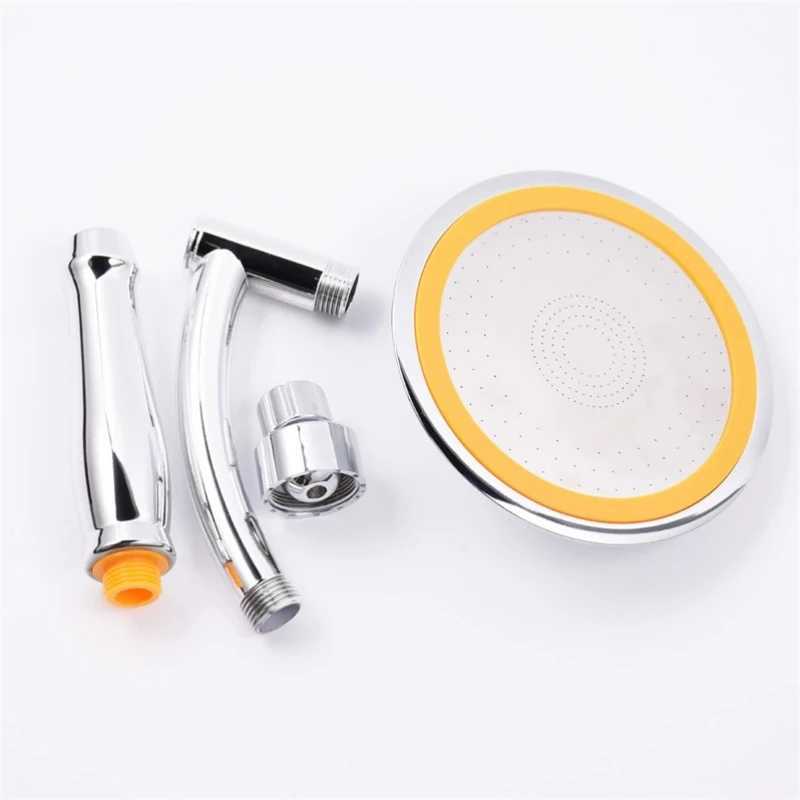 6 Inch High Pressure 360 Degrees Rotation Large Round Big Rainfall Sprayer Bathroom Hand Held Shower Head Accessories Faucet Spa C251220