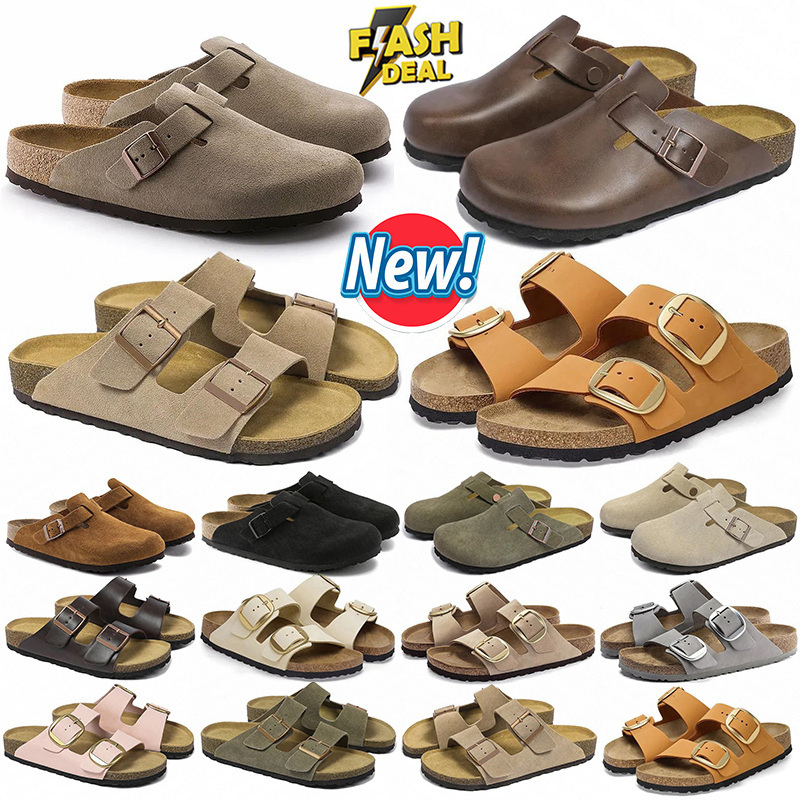 designer sandals men women famous slippers taupe sliders suede leather sandal flip flops slide mens slipper shoes clogs slides