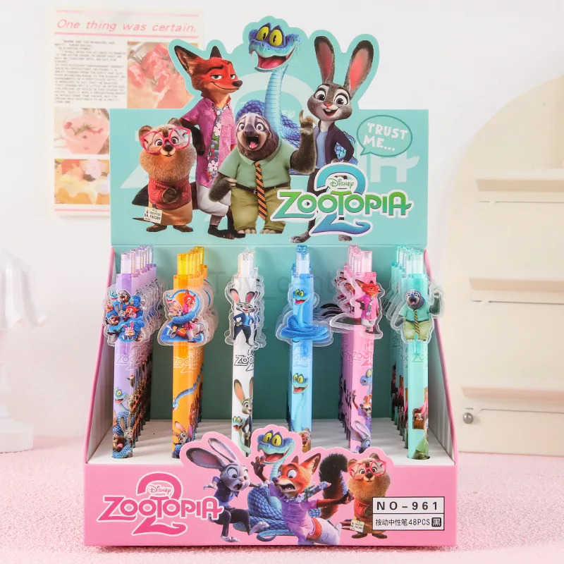 Disney Zootopia Cute Pens Disneys Judith Nick Student Kawaii School Supplies Kids Gel Pen Stationery Office Accessories Children Gift H251220