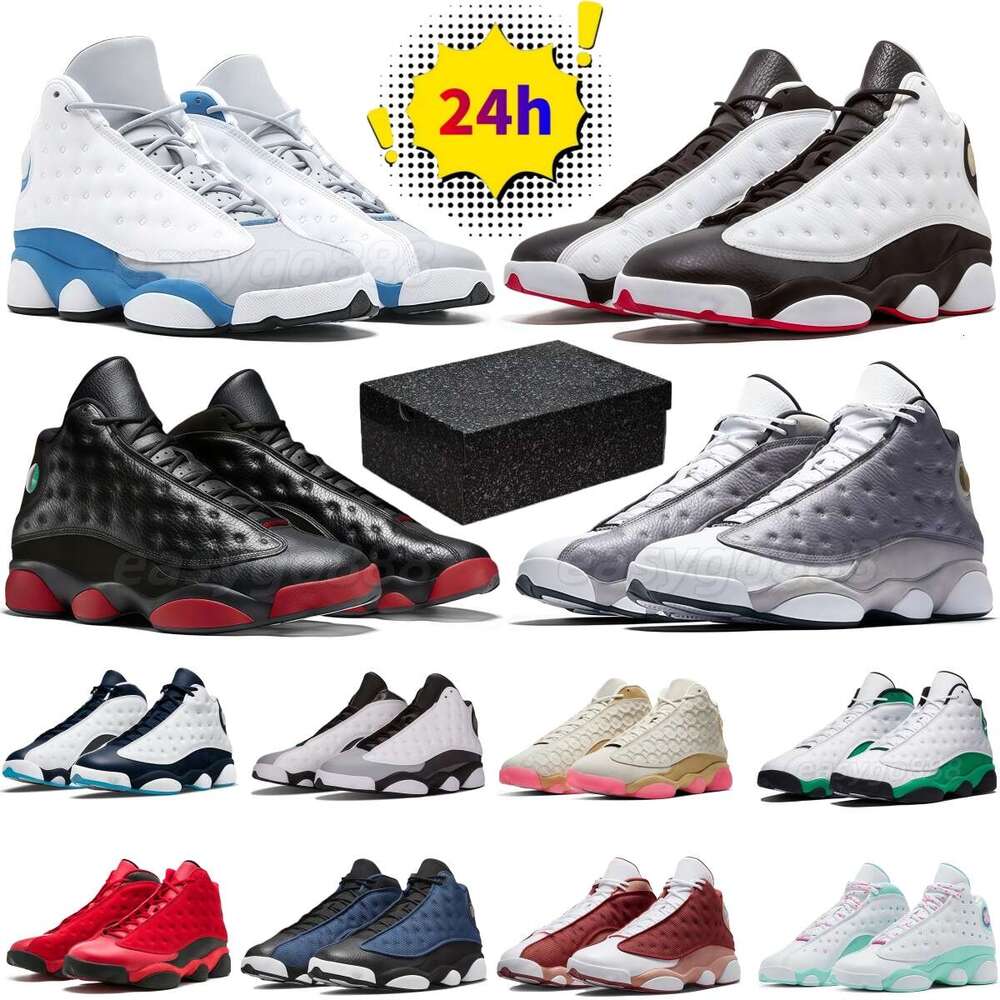 Designer Shoes Sports Basketball Shoes Trainers Jump Mans Shoe 13 Schuhe Panda Flint Brave Blue Wheat Laney Light Ginger Gym Chaussures Outdoor Sneakers 36-47