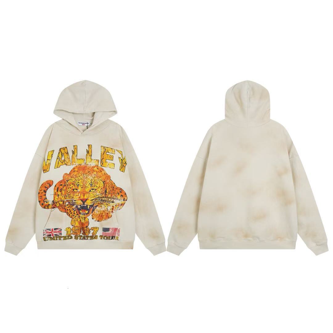 Vale Hoodie Designer Men's Valley Dreams Hoodie Val Retro Figure Print Loose Casual Hoodie For Men And Women In Autumn And Winter 96