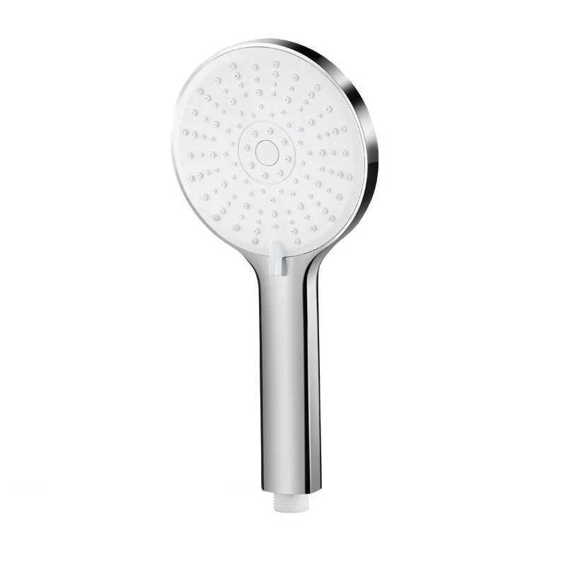 New 12CM Big Panel Handheld Shower Head 3 Functions Pressurized Water Saving Shower Head Faucet Replacement Bathroom Accessories C251220