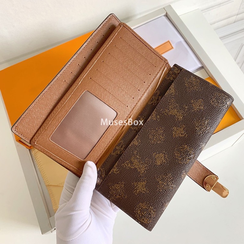 Luxury Trifold Wallet Designer Mens Wallet Purse Money Clip Zipper Card Holder Coin Purse large capacity women's wallet printed long leather wallet fashion handbag