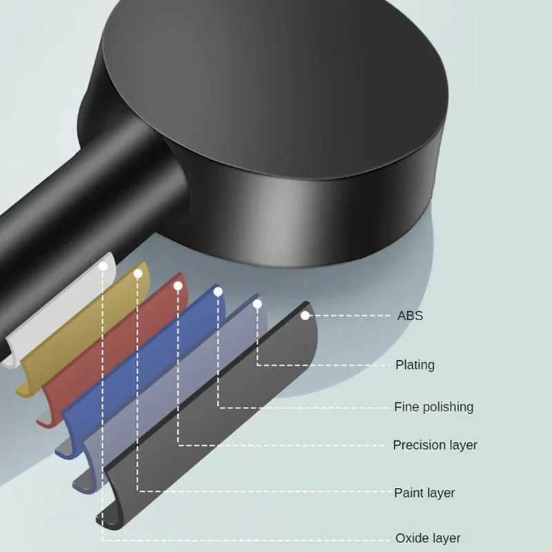 High Pressure Shower Head 5 Modes Adjustable Showerheads with Hose Water Saving One-Key Stop Spray Nozzle Bathroom Accessories C251220