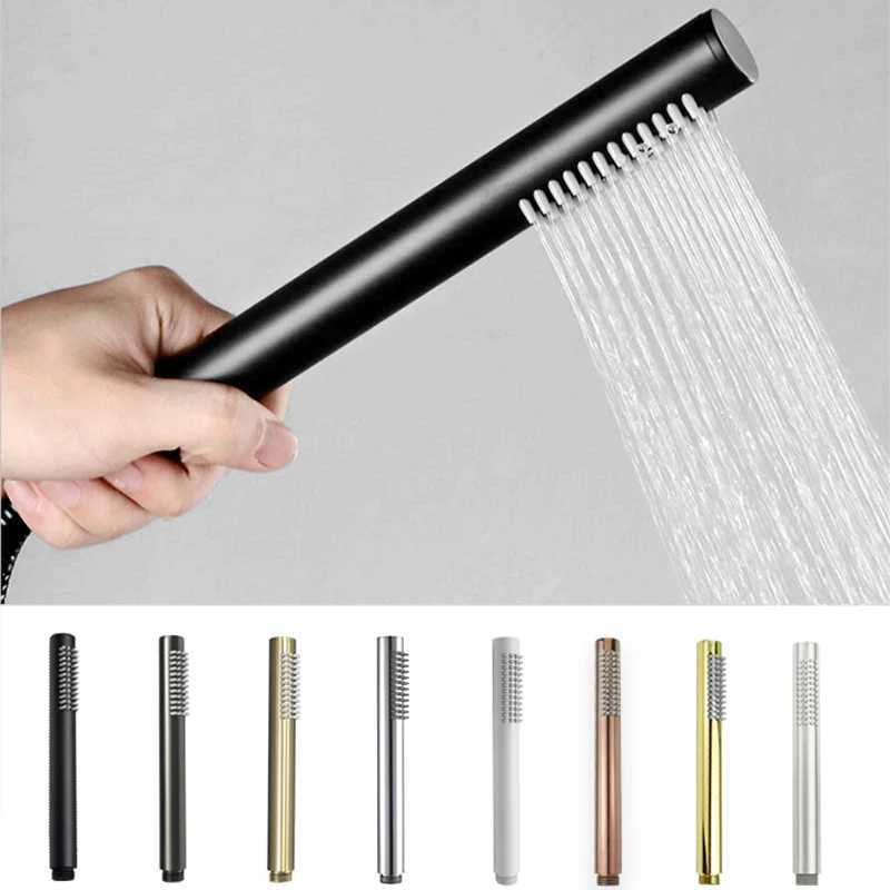 Brass Handheld Shower Head Brushed Golden Hand Held Shower Sprayer White Bath Sprinkler Grey Chrome Black Rose Gold Handshower C251220