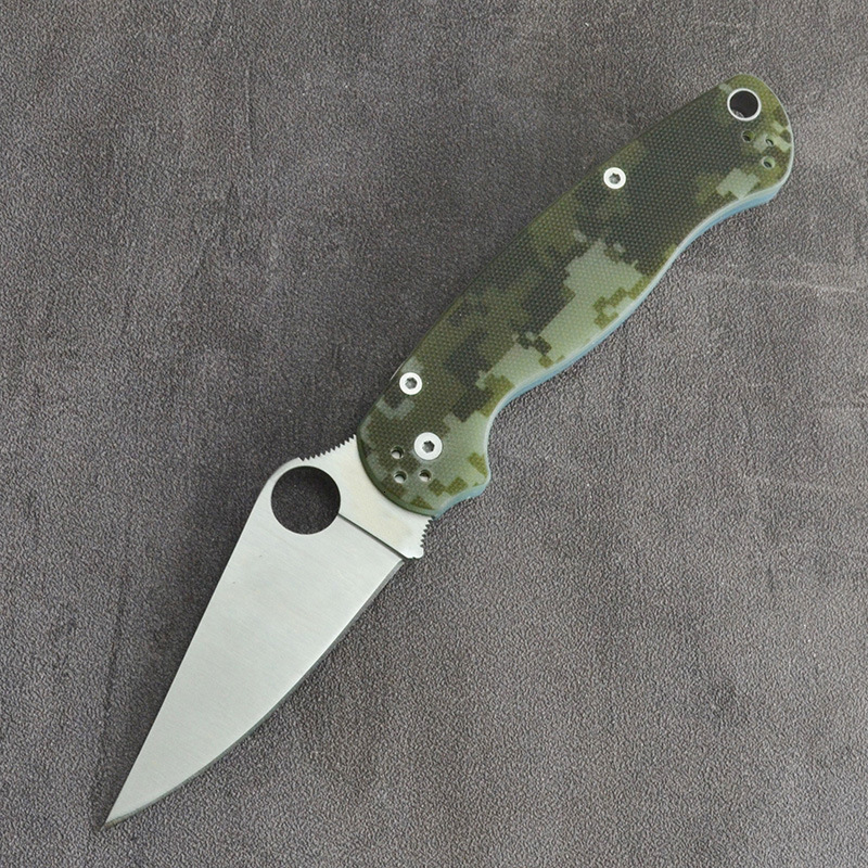 C81 Pocket Knife with 440C Blade G10 Handle Ideal for Outdoor Camping Portable Barbecue and Meat Cutting Practical Fishing Knife