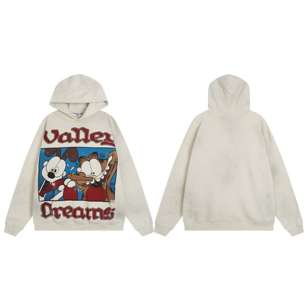 Vale Hoodie Designer Men's Valley Dreams Hoodie Val Retro Figure Print Loose Casual Hoodie For Men And Women In Autumn And Winter 96