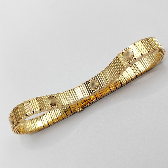 ADITA UNLIMITED Bracelet 7mm 16-21 CM Couple Bangle woman designer Bracelet man Gold plated 18 K TOP quality exquisite gift 041A