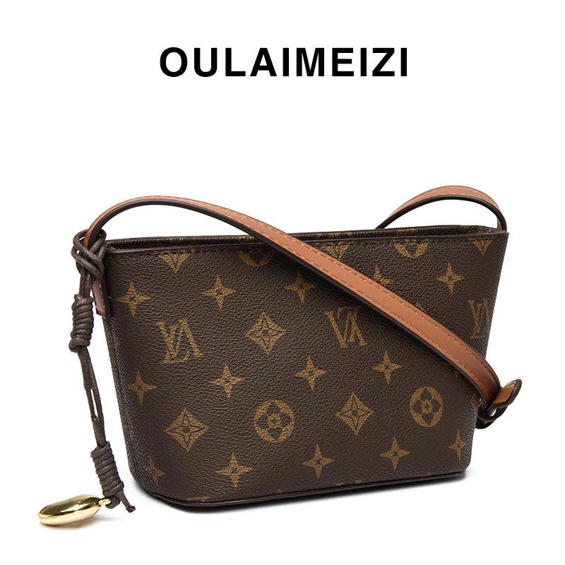 OULAIMEIZI Designer Bag 2025 new high-quality classic printed flap simple large capacity fashionable cross body bag for women