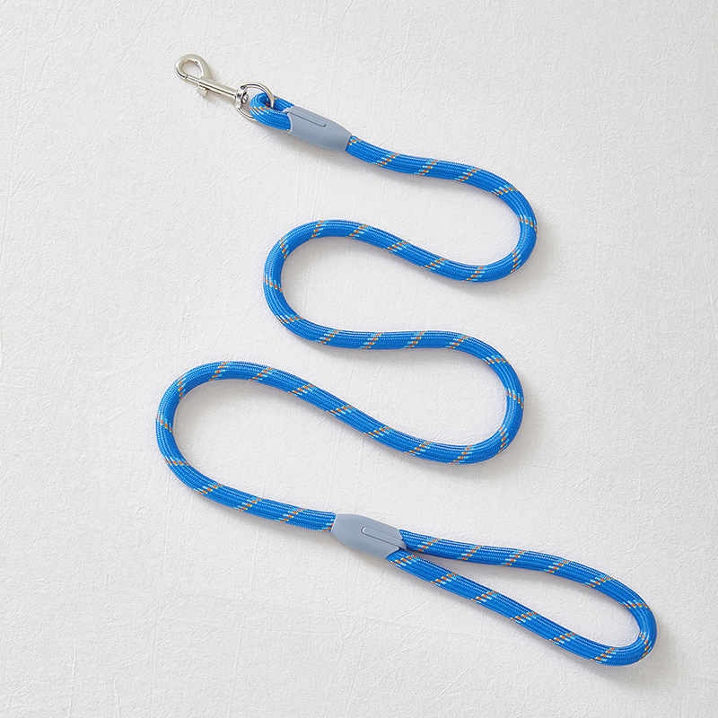 Durable Round Rope Dog Leash Macaron Colors for Medium Dogs Pet Walking Outdoor Comfortable