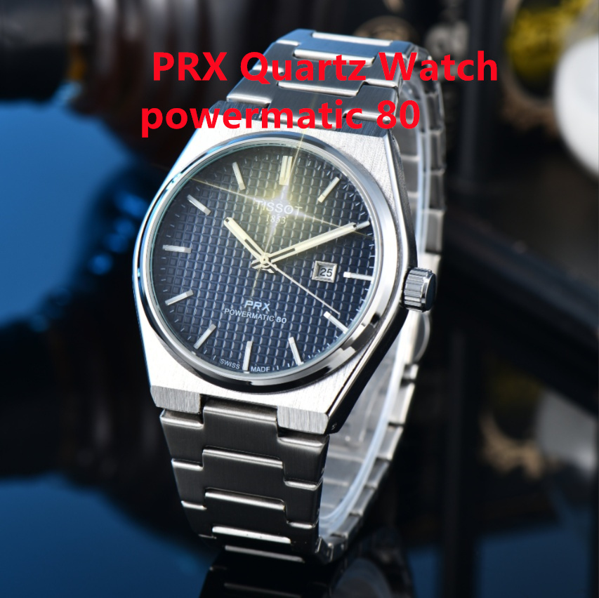 HOT TOP brand Top Mens 1853 watch designer luxury quartz movement watches high qualit strap sapphire Orologio PRX POWERMATIC 80 Wristwatches