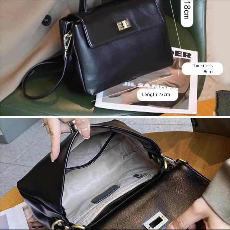 Luxury bag, designer bag, handbag, Hobo women's new versatile and high-end crossbody bag, fashionable commuting shoulder bag, leather single hand
