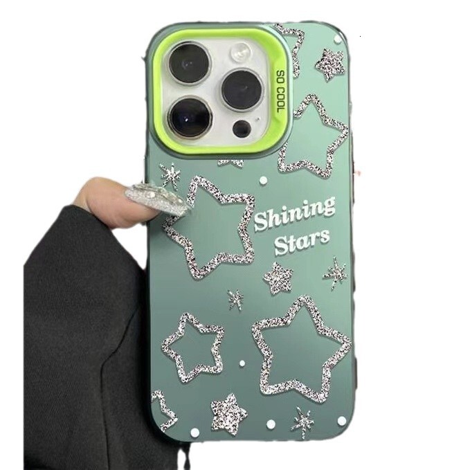 Shining Star Compatible with 15 Max European and American 16 Pro Apple Phone Case iPhone 17 Creative 14 Trendy 13