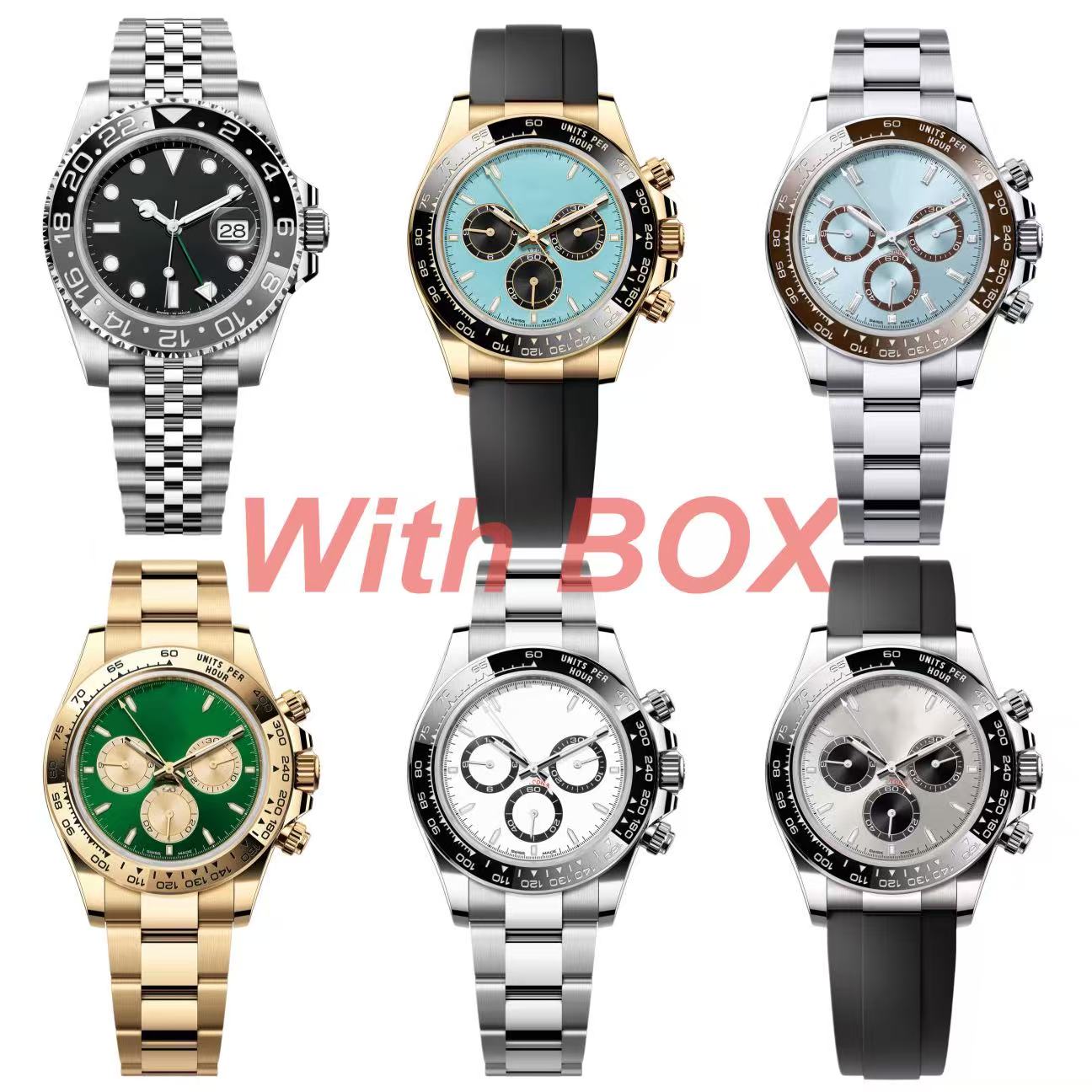 Designer watch daytons luxury men watch diamond watches men 40mm automatic watchs 904L Stainless steel Gold Wristwatches with sapphire glass reloj orologio montre