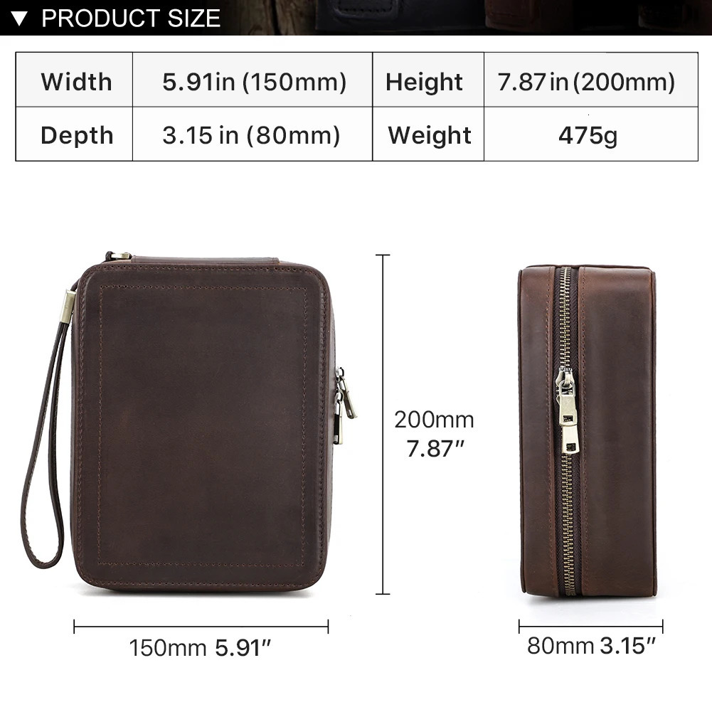 Genuine Leather Watch Travel Case Sunglasses Box with Soft Lining Watchband Jewelry Storage Organizer Gift for Lovers 251216