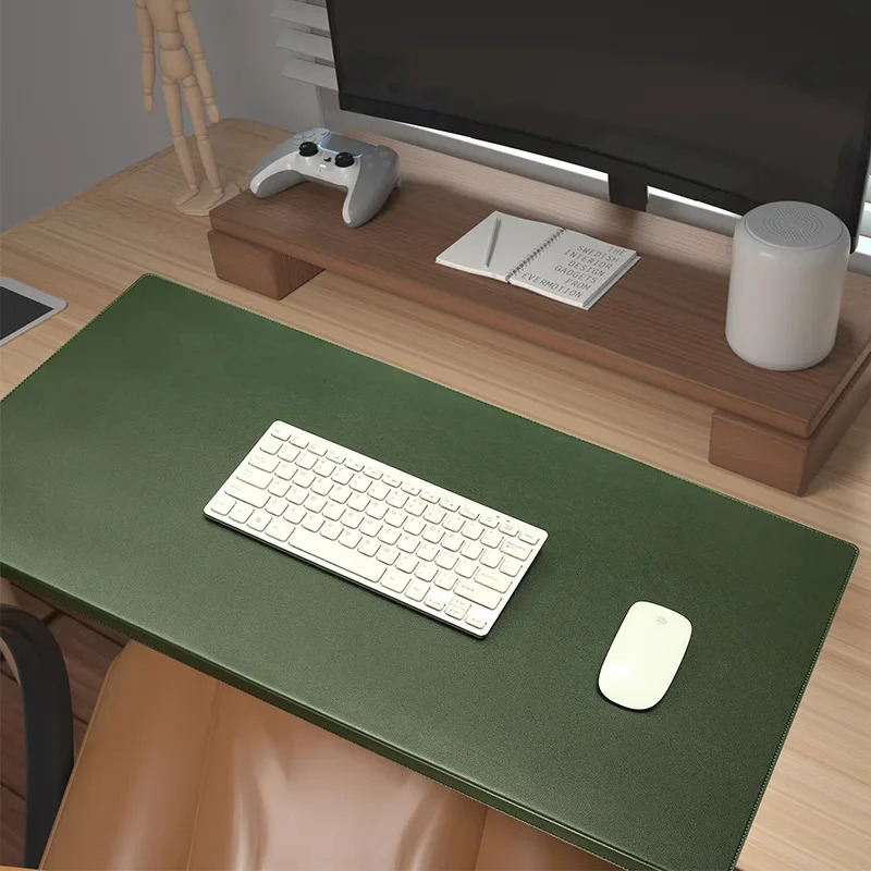 Folding Big Mouse Pad Elbow Guard Wrist guard PU Leather Office Desk Mat Laptop Computer Pad Gaming mousepad desk mat 251215
