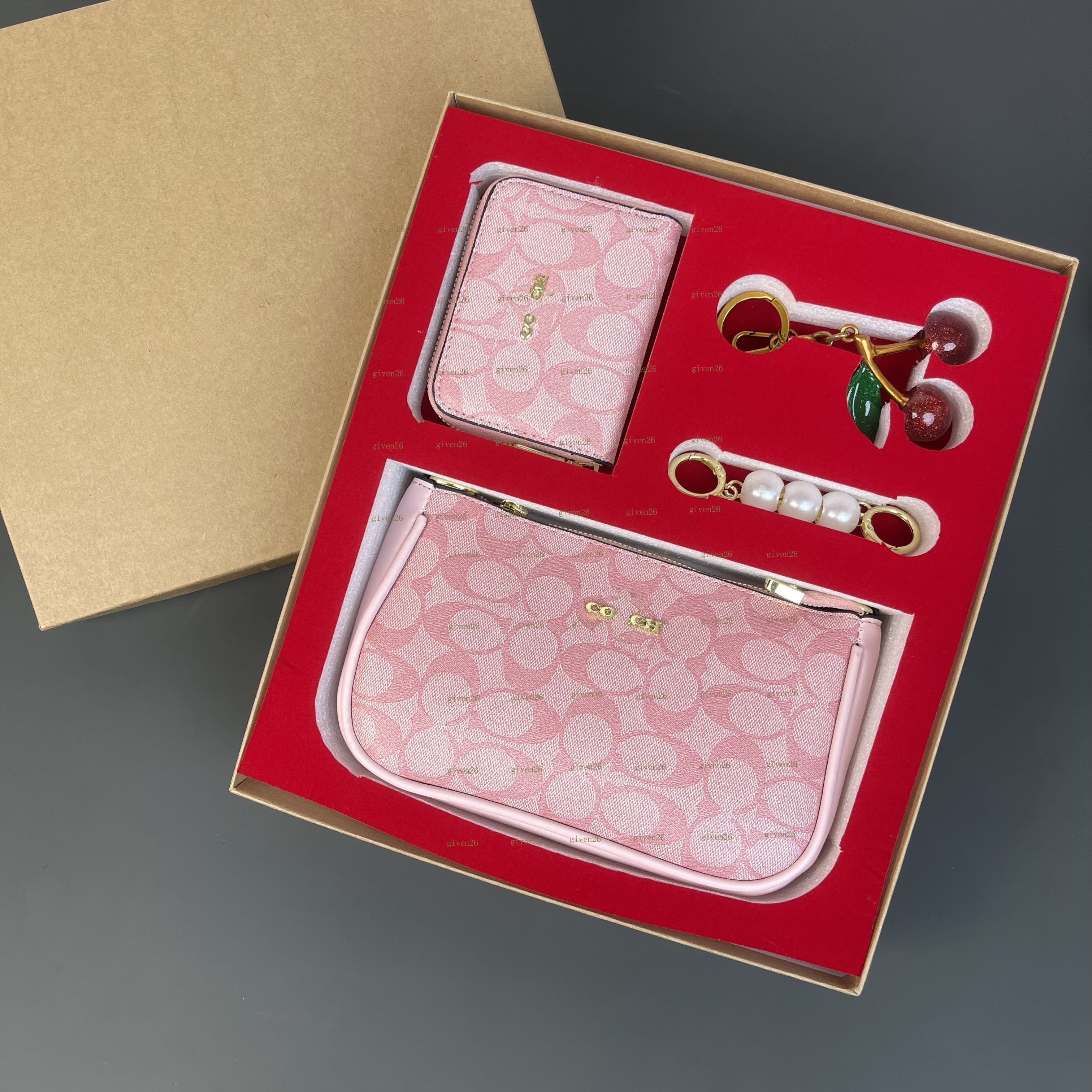 10A New multi bag Womens crossbody shoulder bag designer handbag mirror quality leather chain bag Luxury envelope bag three piece set wallet Handbag wallet wallet 9A