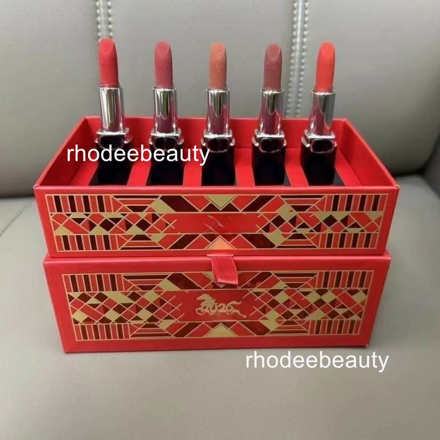 New Arrivls Brand Lipstick Gift Set 1.5g*5Pcs Makeup high quality Lipstick Cosmetics Free Ship