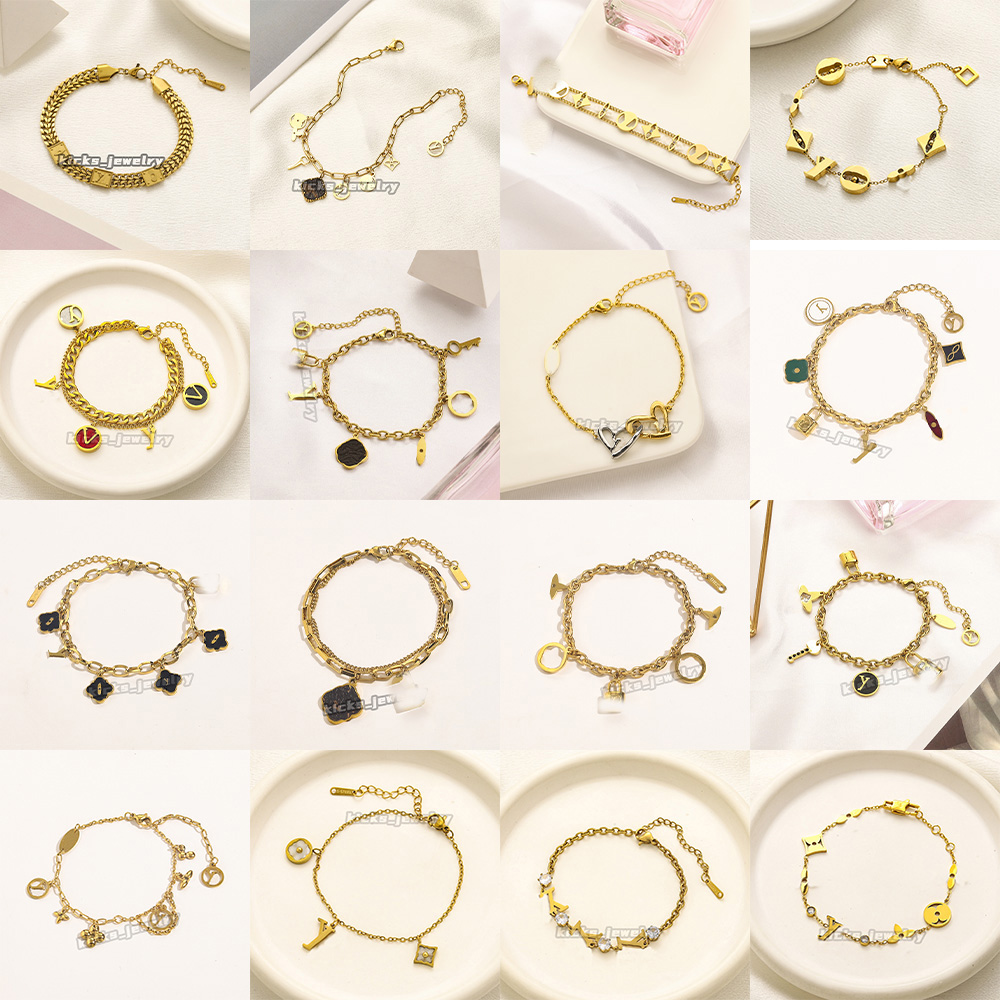 Designer bracelet fashionable classic leather bracelet Cuban chain women's bracelet birthday party gift