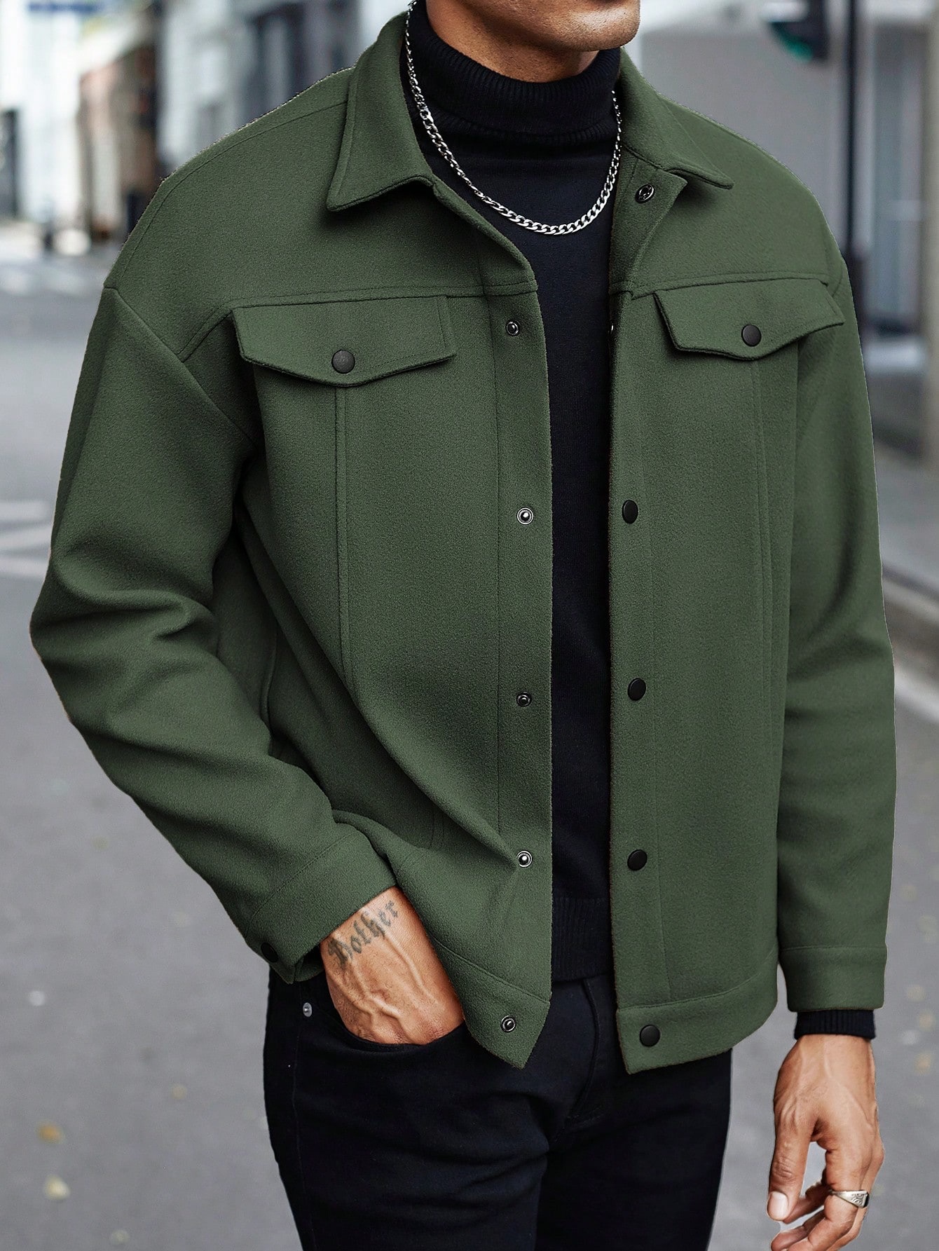 2026 New Arrivals Men's Wool Blend Jackets | Fall & Winter Lapel Casual Sporty Business Coats