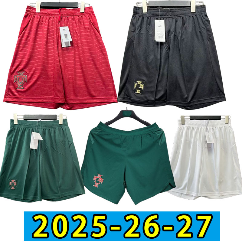 2025 2026 Portugal soccer shorts Men RONALDO JOAO FELIX home away football pants BERNARDO Camisa de futebol PEPE GUEDES SILVA home away 26 27 player version