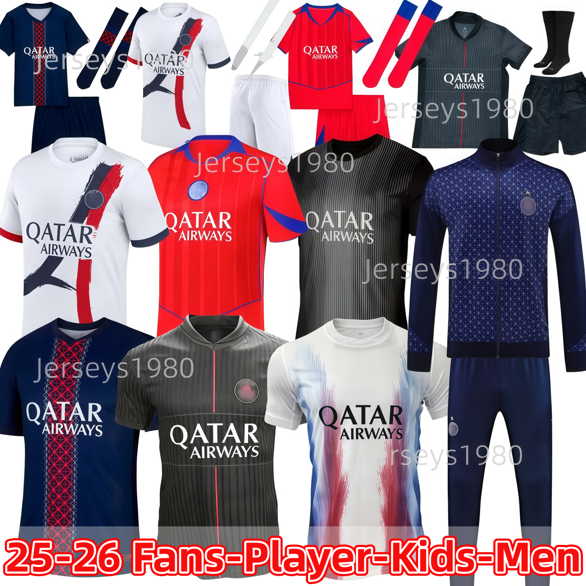 25 26 Soccer Jerseys Ousmane Dembele Khvicha Kvaratskhelia Football Shirt Goncalo Ramos Gianluigi Donnarumma Paris St Jersey Germain Kids Kit 3XL 4XL