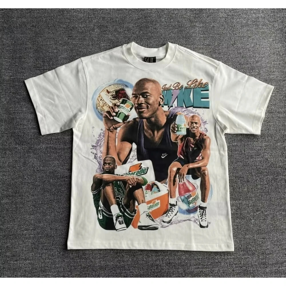 Mens Y2K T-Shirt Graphic Street Hip Hop Goth Summer Y2K Print Harajuku Short Sleeve Cotton Top Oversized T-Shirt Top 251219