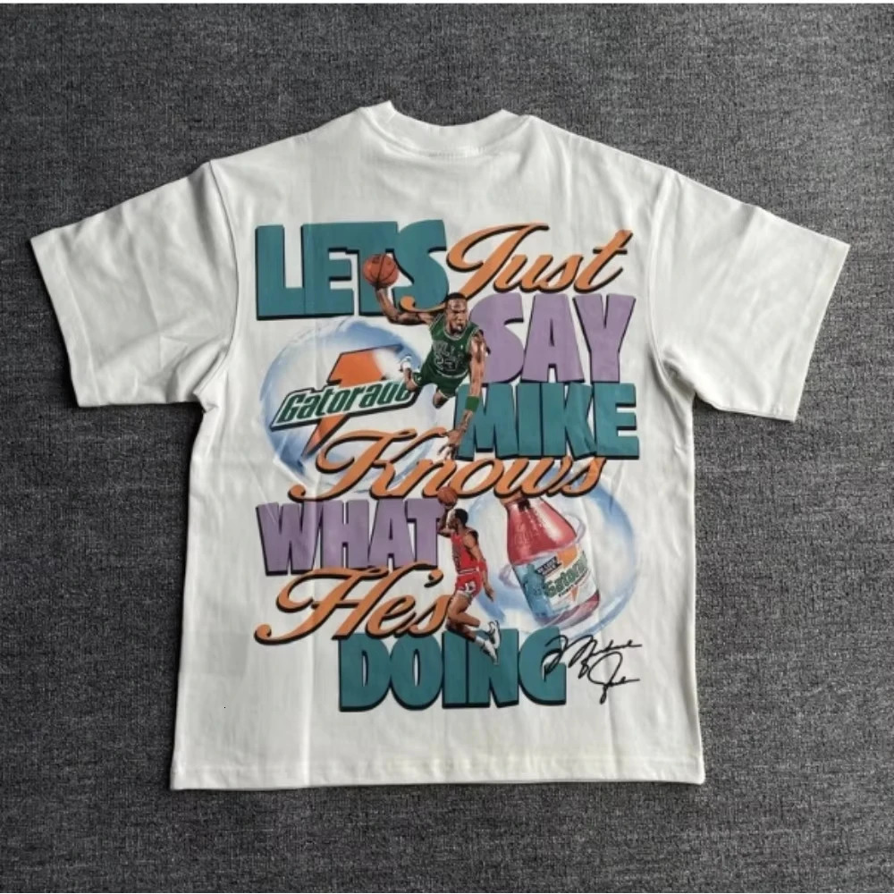 Mens Y2K T-Shirt Graphic Street Hip Hop Goth Summer Y2K Print Harajuku Short Sleeve Cotton Top Oversized T-Shirt Top 251219