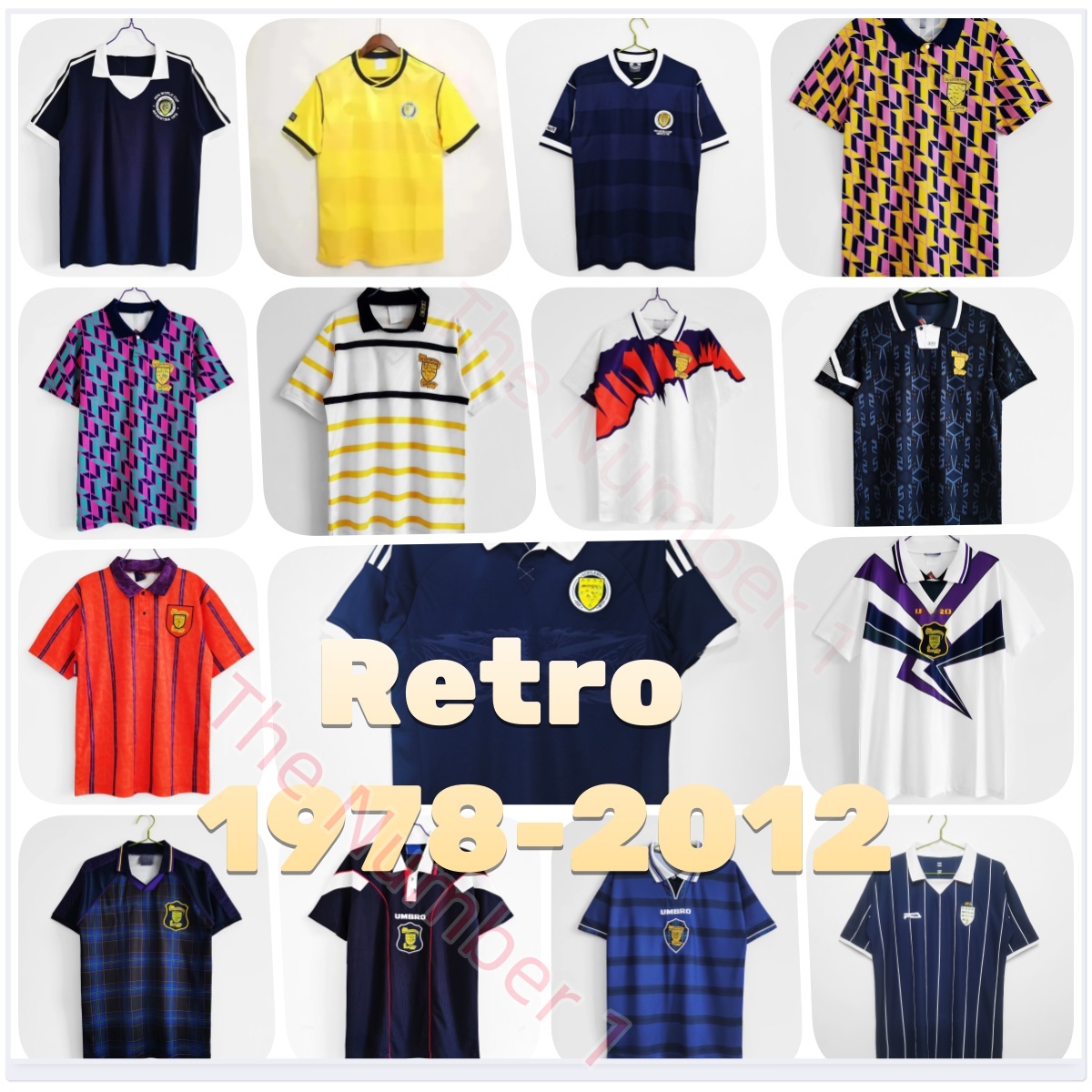 Retro 1978 1982 1986 1990 World Cup Scotland football shirts Soccer Jerseys 1991 1992 1993 1994 1996 1998 2000 2012 Vintage jersey Collection STACHAN McSTAY DALGLISH