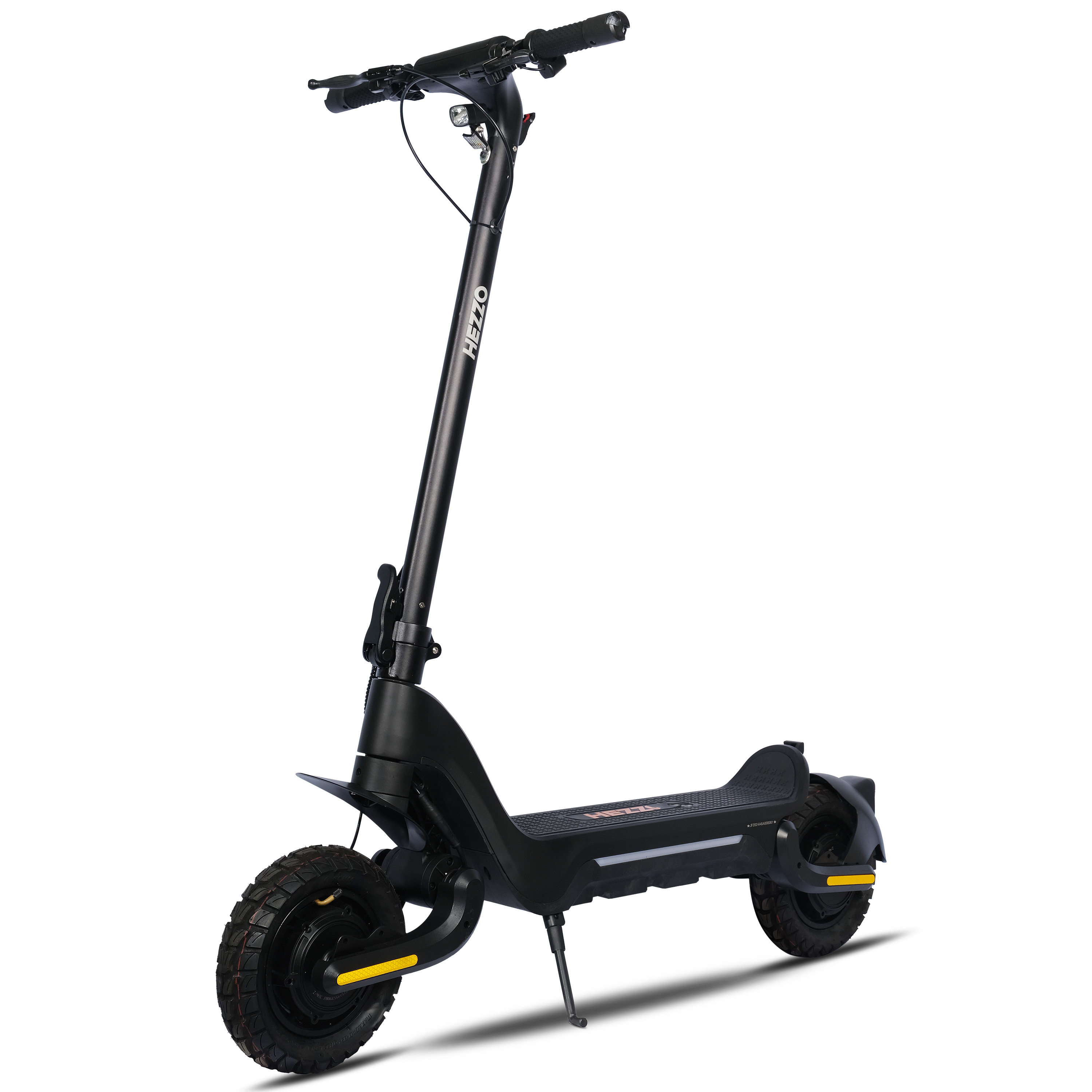HEZZO F5 48V 1600W Dual Motors Scooter High Power Off-Road Electric Scooter with 10-Inch Off-Road Tires 18AH 30Miles Long Range Foldable Escooter