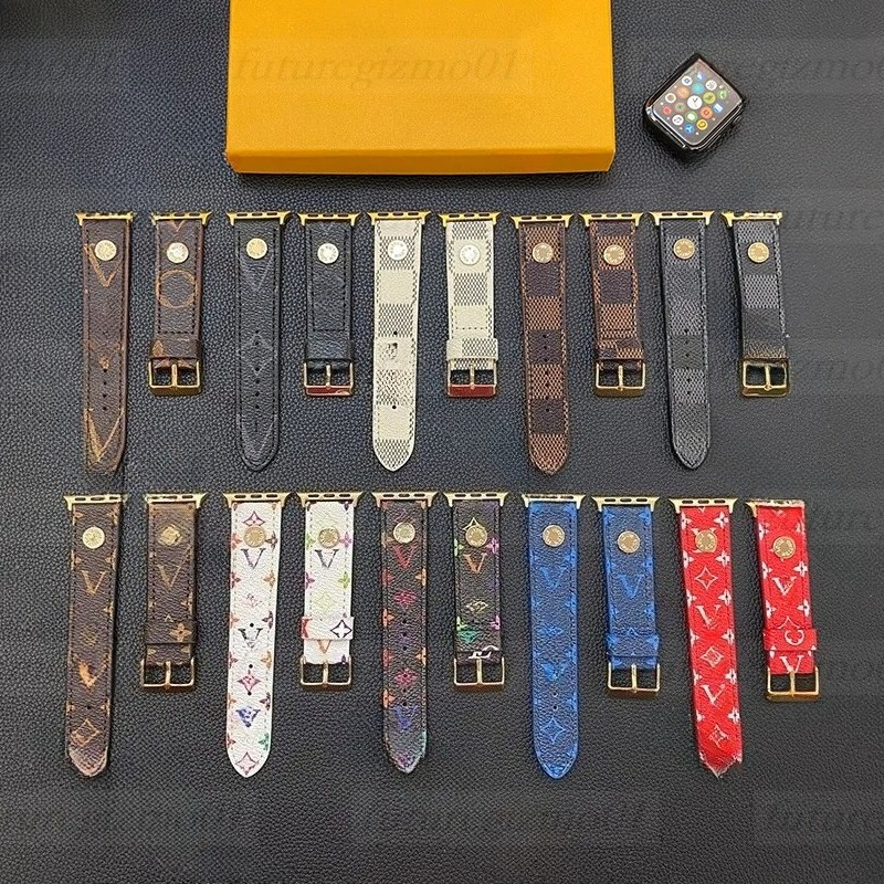 Triangle Designer Leather applewatch Watchband for iWatch 8 7 6 5 4 3 SE 38 40 41mm Replace Wrist Strap 42mm 44mm 45mm 49mm for Apple Watch band Bracelet apple watch Gift
